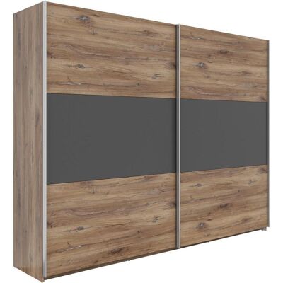 Möbelix , Graphitfarben, Eiche dunkel , Holzwerkstoff , 3 Fächer , 270x210x59 cm , FSC MIX , Schlafzimmer, Kleiderschränke, Schwebetürenschränke Möbelix , Graphitfarben, Eiche dunkel , Holzwerkstoff , 3 Fächer , 270x210x59 cm , FSC MIX , Schlafzimmer, Kleiderschränke, Schwebetürenschränke