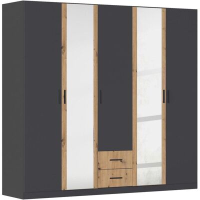 Möbelix , Grau, Eiche Artisan , Holzwerkstoff , 3 Fächer , 2 Schublade(n) Schubladen , 226x210x54 cm , Blauer Engel, Goldenes M, Made in Germany , umfangreiches Zubehör erhältlich, in verschiedenen Größen erhältlich , Möbelix , Grau, Eiche Artisan , Holzwerkstoff , 3 Fächer , 2 Schublade(n) Schubladen , 226x210x54 cm , Blauer Engel, Goldenes M, Made in Germany , umfangreiches Zubehör erhältlich, in verschiedenen Größen erhältlich ,