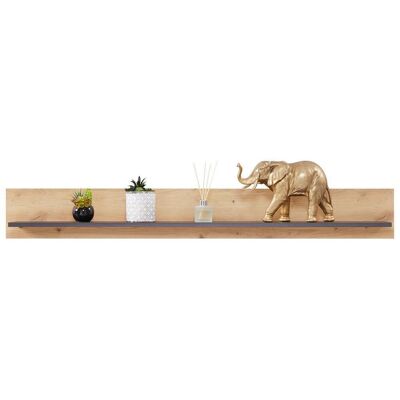 MÖBELIX , Grau, Eichefarben , Holzwerkstoff , 147x19x21.6 cm , Kleinmöbel, Regale, Wandregale & Hängeregale, Wandboards MÖBELIX , Grau, Eichefarben , Holzwerkstoff , 147x19x21.6 cm , Kleinmöbel, Regale, Wandregale & Hängeregale, Wandboards