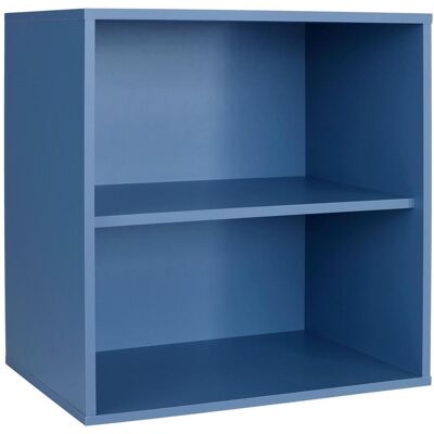 Ondega , Blau , Holzwerkstoff , 1 Fächer , 46x46x25 cm , Beimöbel erhältlich, stehend, hängend , Kleinmöbel, Regale, Bücherregale Ondega , Blau , Holzwerkstoff , 1 Fächer , 46x46x25 cm , Beimöbel erhältlich, stehend, hängend , Kleinmöbel, Regale, Bücherregale