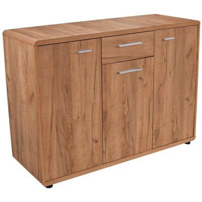 Möbelix , Eichefarben , Holzwerkstoff , 3 Fächer , 1 Schublade(n) Schubladen , 132x87x40 cm , Beimöbel erhältlich , Kleinmöbel, Kommoden, Kommoden Möbelix , Eichefarben , Holzwerkstoff , 3 Fächer , 1 Schublade(n) Schubladen , 132x87x40 cm , Beimöbel erhältlich , Kleinmöbel, Kommoden, Kommoden