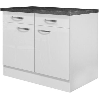 Möbelix , Weiß, Weiß Hochglanz , Holzwerkstoff , 1 Fächer , 2 Schublade(n) Schubladen , einzeln stellbar , 100x86x60 cm , Made in Germany , individuell planbar , Küche, Küchenblöcke, Küchenschränke, Küchenunterschränke Möbelix , Weiß, Weiß Hochglanz , Holzwerkstoff , 1 Fächer , 2 Schublade(n) Schubladen , einzeln stellbar , 100x86x60 cm , Made in Germany , individuell planbar , Küche, Küchenblöcke, Küchenschränke, Küchenunterschränke