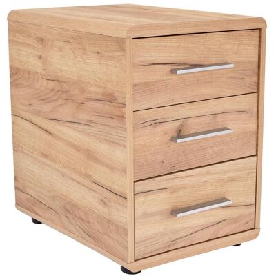 Möbelix , Eichefarben , Holzwerkstoff , 3 Schublade(n) Schubladen , 44.3x59.6x50 cm , Büromöbel, Rollcontainer Möbelix , Eichefarben , Holzwerkstoff , 3 Schublade(n) Schubladen , 44.3x59.6x50 cm , Büromöbel, Rollcontainer