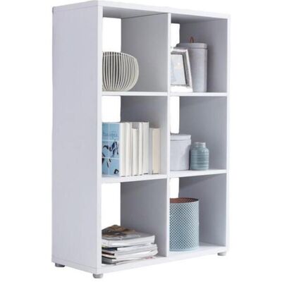 Mid.you , Weiß , Holzwerkstoff , 4 Fächer , 72x108.5x33 cm , stehend , Kleinmöbel, Regale, Bücherregale Mid.you , Weiß , Holzwerkstoff , 4 Fächer , 72x108.5x33 cm , stehend , Kleinmöbel, Regale, Bücherregale