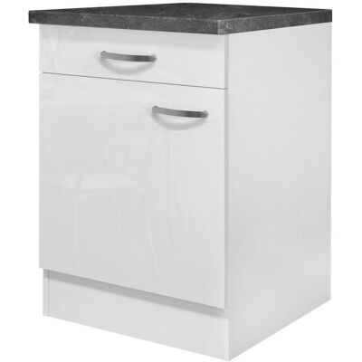 Möbelix , Weiß, Weiß Hochglanz , Holzwerkstoff , 1 Fächer , 1 Schublade(n) Schubladen , einzeln stellbar , 60x86x60 cm , Made in Germany , individuell planbar , Küche, Küchenblöcke, Küchenschränke, Küchenunterschränke Möbelix , Weiß, Weiß Hochglanz , Holzwerkstoff , 1 Fächer , 1 Schublade(n) Schubladen , einzeln stellbar , 60x86x60 cm , Made in Germany , individuell planbar , Küche, Küchenblöcke, Küchenschränke, Küchenunterschränke