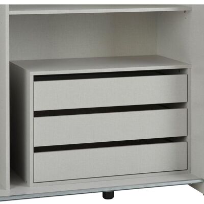 Möbelix , Grauweiß , Holzwerkstoff , 3 Schublade(n) Schubladen , 74x49x40 cm , FSC MIX , Möbelix , Grauweiß , Holzwerkstoff , 3 Schublade(n) Schubladen , 74x49x40 cm , FSC MIX ,