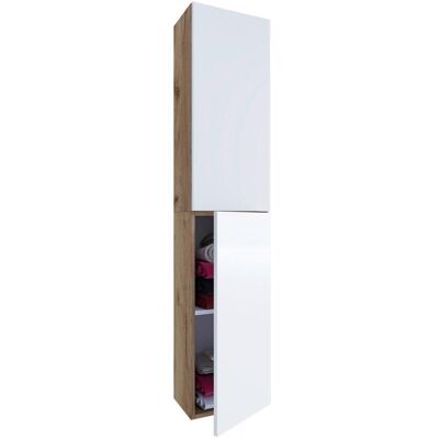 VCM Honig Eiche Badschrank - 150x33x22 cm - Melamin VCM Honig Eiche Badschrank - 150x33x22 cm - Melamin