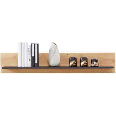 MÖBELIX , Grau, Eichefarben , Holzwerkstoff , 107x19x21.6 cm , Kleinmöbel, Regale, Wandregale & Hängeregale, Wandboards MÖBELIX , Grau, Eichefarben , Holzwerkstoff , 107x19x21.6 cm , Kleinmöbel, Regale, Wandregale & Hängeregale, Wandboards