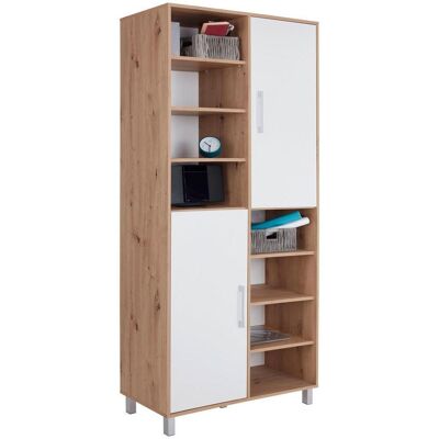 Ondega , Eichefarben , Holzwerkstoff , 12 Fächer , 98x205x40 cm , Beimöbel erhältlich, stehend , Kleinmöbel, Regale, Bücherregale Ondega , Eichefarben , Holzwerkstoff , 12 Fächer , 98x205x40 cm , Beimöbel erhältlich, stehend , Kleinmöbel, Regale, Bücherregale