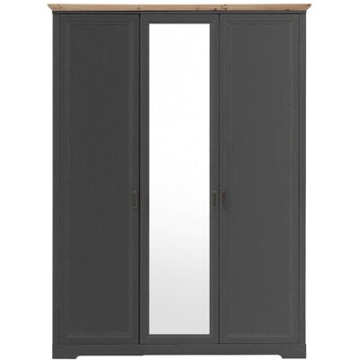 Möbelix , Graphitfarben, Eiche Artisan , Holzwerkstoff , 5 Fächer , 0 Schublade(n) Schubladen , 164x220x64 cm , Beimöbel erhältlich , Möbelix , Graphitfarben, Eiche Artisan , Holzwerkstoff , 5 Fächer , 0 Schublade(n) Schubladen , 164x220x64 cm , Beimöbel erhältlich ,