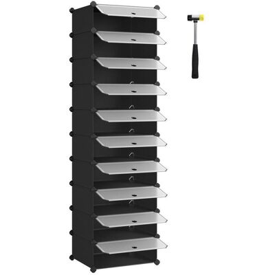 Möbelix , Schwarz, Weiß , Metall, Kunststoff , 43x173x31 cm , Garderobe, Schuhaufbewahrung, Schuhregale Möbelix , Schwarz, Weiß , Metall, Kunststoff , 43x173x31 cm , Garderobe, Schuhaufbewahrung, Schuhregale