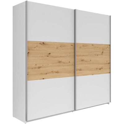 Möbelix , Weiß, Eiche Artisan , Holzwerkstoff , 2 Fächer , 218x210x59 cm , Schlafzimmer, Kleiderschränke, Schwebetürenschränke Möbelix , Weiß, Eiche Artisan , Holzwerkstoff , 2 Fächer , 218x210x59 cm , Schlafzimmer, Kleiderschränke, Schwebetürenschränke