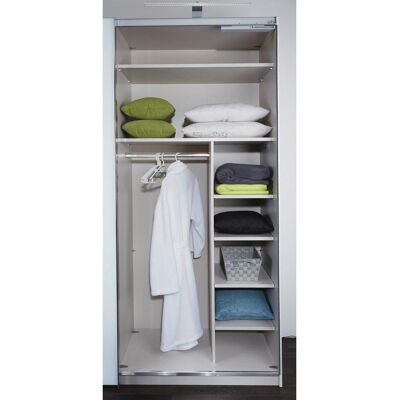 Luca Bessoni , Grau , Holzwerkstoff , 4 Fächer , 97x151x47 cm , Lga, Goldenes M, BQ - Bündnis für Qualität, Made in Germany , Luca Bessoni , Grau , Holzwerkstoff , 4 Fächer , 97x151x47 cm , Lga, Goldenes M, BQ - Bündnis für Qualität, Made in Germany ,