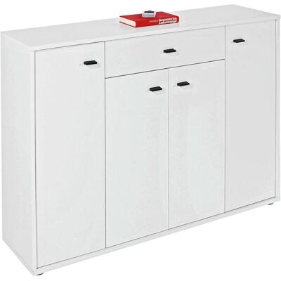 Möbelix , Weiß , Holzwerkstoff , 3 Fächer , 1 Schublade(n) Schubladen , 116x84x30 cm , stehend, in verschiedenen Größen erhältlich , Kleinmöbel, Kommoden, Kommoden Möbelix , Weiß , Holzwerkstoff , 3 Fächer , 1 Schublade(n) Schubladen , 116x84x30 cm , stehend, in verschiedenen Größen erhältlich , Kleinmöbel, Kommoden, Kommoden