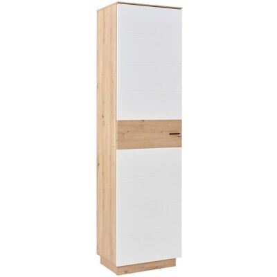 Möbelix , Weiß, Eiche Artisan , Holzwerkstoff , 4 Fächer , 56x207.4x40 cm , Möbelix , Weiß, Eiche Artisan , Holzwerkstoff , 4 Fächer , 56x207.4x40 cm ,