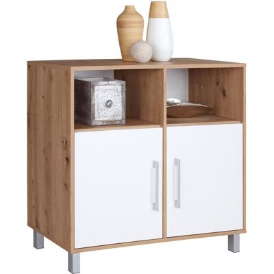 Ondega , Eichefarben , Holzwerkstoff , 2 Fächer , 99x85x40 cm , Beimöbel erhältlich, stehend , Kleinmöbel, Kommoden, Kommoden Ondega , Eichefarben , Holzwerkstoff , 2 Fächer , 99x85x40 cm , Beimöbel erhältlich, stehend , Kleinmöbel, Kommoden, Kommoden