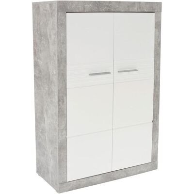 Möbelix , Grau, Weiß , Holzwerkstoff , 2 Fächer , 96x132x35 cm , Typenauswahl, Beimöbel erhältlich, stehend , Kleinmöbel, Kommoden, Highboards Möbelix , Grau, Weiß , Holzwerkstoff , 2 Fächer , 96x132x35 cm , Typenauswahl, Beimöbel erhältlich, stehend , Kleinmöbel, Kommoden, Highboards