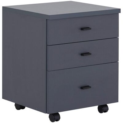 Möbelix , Anthrazit , Holzwerkstoff , 3 Schublade(n) Schubladen , 43x53x40 cm , Büromöbel, Rollcontainer Möbelix , Anthrazit , Holzwerkstoff , 3 Schublade(n) Schubladen , 43x53x40 cm , Büromöbel, Rollcontainer