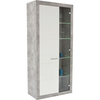 Möbelix , Grau, Weiß , Holzwerkstoff , 6 Fächer , 96x197x35 cm , Typenauswahl, Beimöbel erhältlich, stehend , Kleinmöbel, Vitrinen, Vitrinenschränke Möbelix , Grau, Weiß , Holzwerkstoff , 6 Fächer , 96x197x35 cm , Typenauswahl, Beimöbel erhältlich, stehend , Kleinmöbel, Vitrinen, Vitrinenschränke
