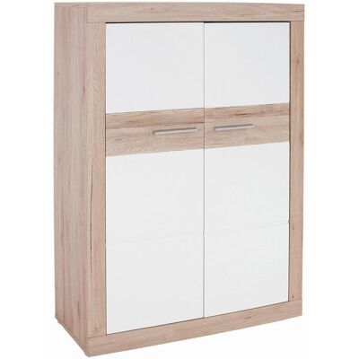 Möbelix , Weiß, Eichefarben , Holz , Eiche , 2 Fächer , 96x132x35 cm , Beimöbel erhältlich, stehend , Kleinmöbel, Kommoden, Highboards Möbelix , Weiß, Eichefarben , Holz , Eiche , 2 Fächer , 96x132x35 cm , Beimöbel erhältlich, stehend , Kleinmöbel, Kommoden, Highboards