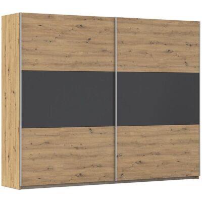 Möbelix , Grau, Eiche Artisan , Holzwerkstoff , 3 Fächer , 261x210x59 cm , Blauer Engel, Goldenes M, Made in Germany , Schlafzimmer, Kleiderschränke, Schwebetürenschränke Möbelix , Grau, Eiche Artisan , Holzwerkstoff , 3 Fächer , 261x210x59 cm , Blauer Engel, Goldenes M, Made in Germany , Schlafzimmer, Kleiderschränke, Schwebetürenschränke
