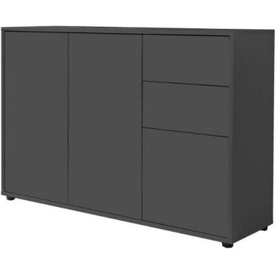 Mid.you , Anthrazit , Holzwerkstoff , 1 Fächer , 2 Schublade(n) Schubladen , 105.5x73x33 cm , Made in Germany , erweiterbar, stehend , Kleinmöbel, Kommoden, Kommoden Mid.you , Anthrazit , Holzwerkstoff , 1 Fächer , 2 Schublade(n) Schubladen , 105.5x73x33 cm , Made in Germany , erweiterbar, stehend , Kleinmöbel, Kommoden, Kommoden