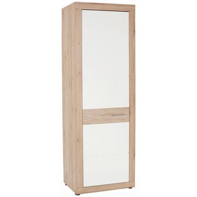 Möbelix , Weiß, Eichefarben , Holzwerkstoff , 1 Fächer , 65x196.8x36 cm , Garderobe, Garderobenschränke Möbelix , Weiß, Eichefarben , Holzwerkstoff , 1 Fächer , 65x196.8x36 cm , Garderobe, Garderobenschränke