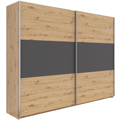 Möbelix , Graphitfarben, Eiche Artisan , Holzwerkstoff , 3 Fächer , 270x210x59 cm , FSC MIX , Schlafzimmer, Kleiderschränke, Schwebetürenschränke Möbelix , Graphitfarben, Eiche Artisan , Holzwerkstoff , 3 Fächer , 270x210x59 cm , FSC MIX , Schlafzimmer, Kleiderschränke, Schwebetürenschränke
