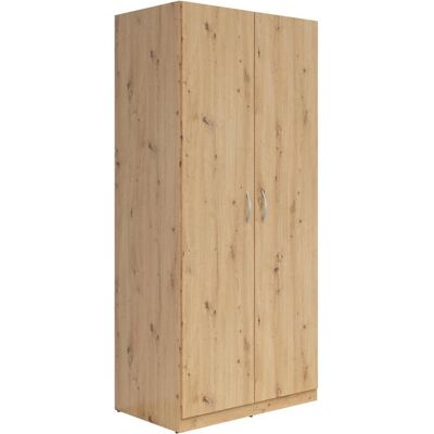 Möbelix , Eiche Artisan , Holzwerkstoff , 3 Fächer , 91x197x54 cm , Möbelix , Eiche Artisan , Holzwerkstoff , 3 Fächer , 91x197x54 cm ,