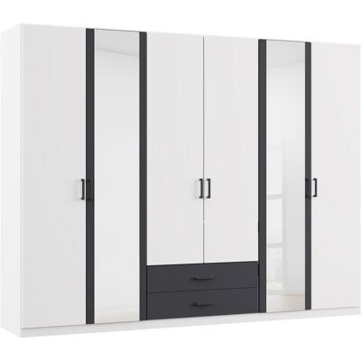 Möbelix , Grau, Weiß , Holzwerkstoff , 3 Fächer , 2 Schublade(n) Schubladen , 271x210x54 cm , Blauer Engel, Goldenes M, Made in Germany , umfangreiches Zubehör erhältlich, in verschiedenen Größen erhältlich , Möbelix , Grau, Weiß , Holzwerkstoff , 3 Fächer , 2 Schublade(n) Schubladen , 271x210x54 cm , Blauer Engel, Goldenes M, Made in Germany , umfangreiches Zubehör erhältlich, in verschiedenen Größen erhältlich ,