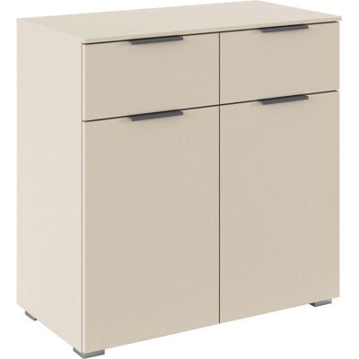 Möbelix , Champagner , Holzwerkstoff , 1 Fächer , 2 Schublade(n) Schubladen , 80x81x42 cm , Blauer Engel, Goldenes M, Made in Germany , Kleinmöbel, Kommoden, Kommoden Möbelix , Champagner , Holzwerkstoff , 1 Fächer , 2 Schublade(n) Schubladen , 80x81x42 cm , Blauer Engel, Goldenes M, Made in Germany , Kleinmöbel, Kommoden, Kommoden
