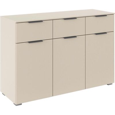 Möbelix , Champagner , Holzwerkstoff , 3 Fächer , 3 Schublade(n) Schubladen , 120x81x42 cm , Blauer Engel, Goldenes M, Made in Germany , Kleinmöbel, Kommoden, Kommoden Möbelix , Champagner , Holzwerkstoff , 3 Fächer , 3 Schublade(n) Schubladen , 120x81x42 cm , Blauer Engel, Goldenes M, Made in Germany , Kleinmöbel, Kommoden, Kommoden