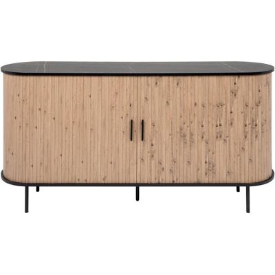 Möbelix , Schwarz, Eiche Artisan , Holzwerkstoff , Marmoroptik , 2 Fächer , 160x80x40 cm , stehend , Möbelix , Schwarz, Eiche Artisan , Holzwerkstoff , Marmoroptik , 2 Fächer , 160x80x40 cm , stehend ,