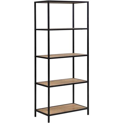 Möbelix , Schwarz, Eiche Artisan , Metall, Holzwerkstoff , 5 Fächer , 60x149x33 cm , Kleinmöbel, Regale, Bücherregale Möbelix , Schwarz, Eiche Artisan , Metall, Holzwerkstoff , 5 Fächer , 60x149x33 cm , Kleinmöbel, Regale, Bücherregale