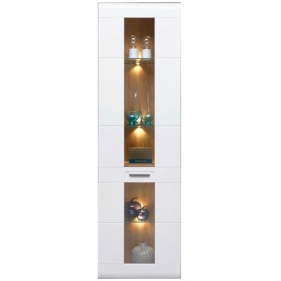 Luca Bessoni , Weiß , Holzwerkstoff , 3 Fächer , 60x204.2x37.1 cm , Luca Bessoni , Weiß , Holzwerkstoff , 3 Fächer , 60x204.2x37.1 cm ,