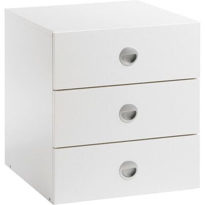 Möbelix , Weiß , Holzwerkstoff , 3 Schublade(n) Schubladen , 44x49x48.5 cm , Schlafzimmer, Kleiderschränke, Kleiderschrank Zubehör, Schubladen Möbelix , Weiß , Holzwerkstoff , 3 Schublade(n) Schubladen , 44x49x48.5 cm , Schlafzimmer, Kleiderschränke, Kleiderschrank Zubehör, Schubladen