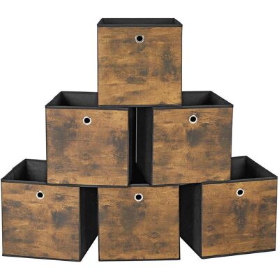 SONGMICS Aufbewahrungsbox - 6er Set aus Vliesstoff und Oxford SONGMICS Aufbewahrungsbox - 6er Set aus Vliesstoff und Oxford