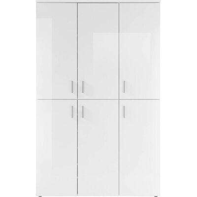 Mid.you , Weiß , Holzwerkstoff , 22 Fächer , 120 cm , Made in EU , Beimöbel erhältlich , Mid.you , Weiß , Holzwerkstoff , 22 Fächer , 120 cm , Made in EU , Beimöbel erhältlich ,