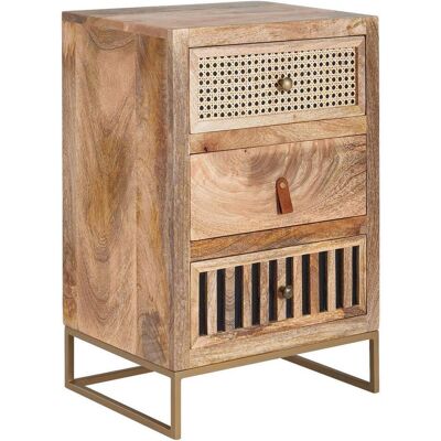 Mid.you , Braun , Holz , Mangoholz , massiv , 3 Schublade(n) Schubladen , 40x60x30 cm , Schlafzimmer, Nachtkästchen Mid.you , Braun , Holz , Mangoholz , massiv , 3 Schublade(n) Schubladen , 40x60x30 cm , Schlafzimmer, Nachtkästchen