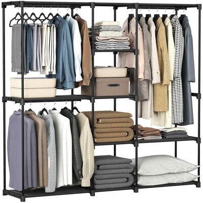 Möbelix , Schwarz , Metall, Kunststoff, Textil , 182x182x43 cm , Schuhablage, Hutablage, standfeste Füße , Kleinmöbel, Kleiderständer, Kleiderständer Möbelix , Schwarz , Metall, Kunststoff, Textil , 182x182x43 cm , Schuhablage, Hutablage, standfeste Füße , Kleinmöbel, Kleiderständer, Kleiderständer