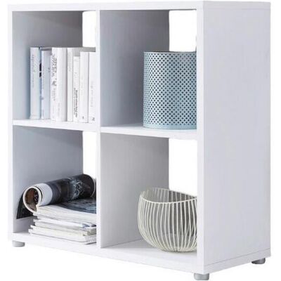 Mid.you , Weiß , Holzwerkstoff , 2 Fächer , 72x74x33 cm , erweiterbar, stehend, in verschiedenen Größen erhältlich , Kleinmöbel, Regale, Bücherregale Mid.you , Weiß , Holzwerkstoff , 2 Fächer , 72x74x33 cm , erweiterbar, stehend, in verschiedenen Größen erhältlich , Kleinmöbel, Regale, Bücherregale