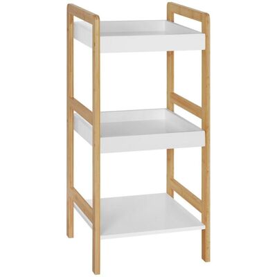 Möbelix , Naturfarben, Weiß , Naturmaterialien, Holzwerkstoff , 3 Fächer , 36x80x33 cm , Kleinmöbel, Regale, Bücherregale Möbelix , Naturfarben, Weiß , Naturmaterialien, Holzwerkstoff , 3 Fächer , 36x80x33 cm , Kleinmöbel, Regale, Bücherregale