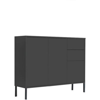 Mid.you , Anthrazit , Holzwerkstoff , 1 Fächer , 2 Schublade(n) Schubladen , 105.5x86x33 cm , Made in Germany , erweiterbar, stehend , Kleinmöbel, Kommoden, Kommoden Mid.you , Anthrazit , Holzwerkstoff , 1 Fächer , 2 Schublade(n) Schubladen , 105.5x86x33 cm , Made in Germany , erweiterbar, stehend , Kleinmöbel, Kommoden, Kommoden