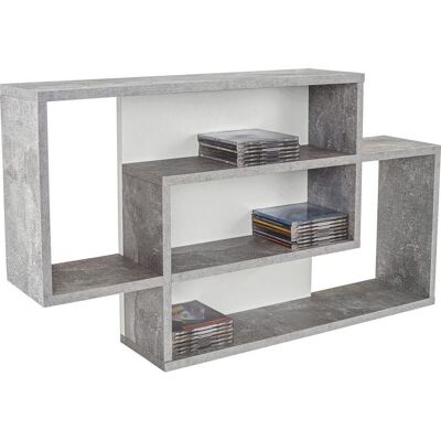 Möbelix , Grau, Weiß , Holzwerkstoff , 90x48x16 cm , hängend , Kleinmöbel, Regale, Wandregale & Hängeregale, Wandregale Möbelix , Grau, Weiß , Holzwerkstoff , 90x48x16 cm , hängend , Kleinmöbel, Regale, Wandregale & Hängeregale, Wandregale
