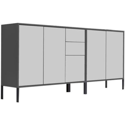 Mid.you , Anthrazit, Weiß , Holzwerkstoff , 4 Fächer , 2 Schublade(n) Schubladen , 184.5x86x33 cm , Made in Germany , erweiterbar, stehend, in verschiedenen Größen erhältlich , Kleinmöbel, Kommoden, Sideboards Mid.you , Anthrazit, Weiß , Holzwerkstoff , 4 Fächer , 2 Schublade(n) Schubladen , 184.5x86x33 cm , Made in Germany , erweiterbar, stehend, in verschiedenen Größen erhältlich , Kleinmöbel, Kommoden, Sideboards