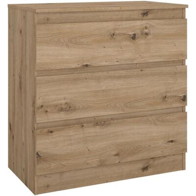 Möbelix , Eiche Artisan , Holz , Douglasie, Fichte, Kiefer, Lärche, Tanne , 3 Schublade(n) Schubladen , 77x80.4x42 cm , Möbelix , Eiche Artisan , Holz , Douglasie, Fichte, Kiefer, Lärche, Tanne , 3 Schublade(n) Schubladen , 77x80.4x42 cm ,