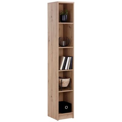 Möbelix , Eiche Artisan , Holzwerkstoff , 4 Fächer , 30x189.5x35.2 cm , stehend , Kleinmöbel, Regale, Bücherregale Möbelix , Eiche Artisan , Holzwerkstoff , 4 Fächer , 30x189.5x35.2 cm , stehend , Kleinmöbel, Regale, Bücherregale