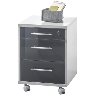 STELLA TRADING - Kontejner - Grau - Mobiler Schrank STELLA TRADING - Kontejner - Grau - Mobiler Schrank