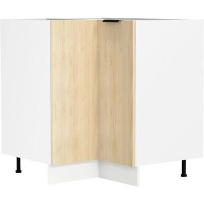 Fasola VCM Eckschrank - Höhenverstellbar - Pflegeleichte Oberfläche - Küchenschrank Fasola VCM Eckschrank - Höhenverstellbar - Pflegeleichte Oberfläche - Küchenschrank
