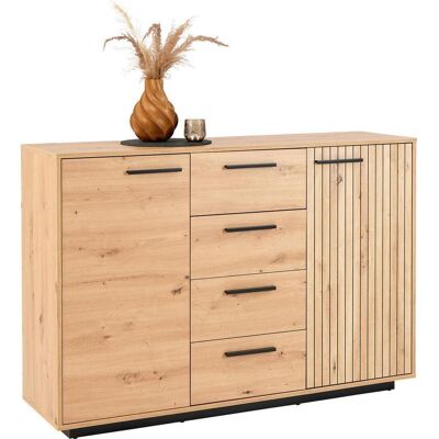 Möbelix , Schwarz, Eiche Artisan , Holzwerkstoff , 4 Fächer , 4 Schublade(n) Schubladen , 138.6x95.4x40.2 cm , FSC MIX , Beimöbel erhältlich, stehend , Kleinmöbel, Kommoden, Kommoden Möbelix , Schwarz, Eiche Artisan , Holzwerkstoff , 4 Fächer , 4 Schublade(n) Schubladen , 138.6x95.4x40.2 cm , FSC MIX , Beimöbel erhältlich, stehend , Kleinmöbel, Kommoden, Kommoden